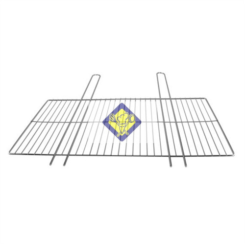 grillrács 57x30cm fogókkal rm.