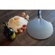 Aluminium Pizzaschaufel. GI. Rund 36cm / 150cm