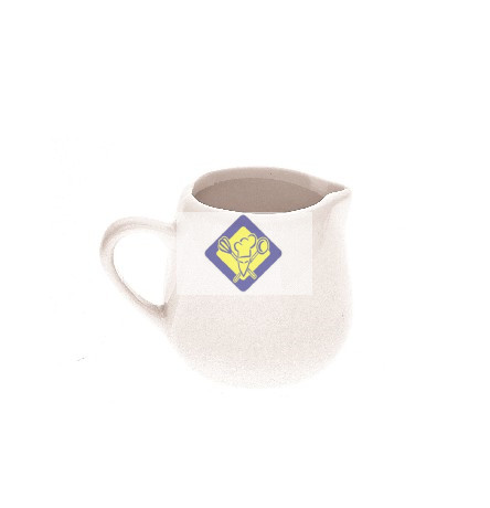 105ml milk jug-eared china